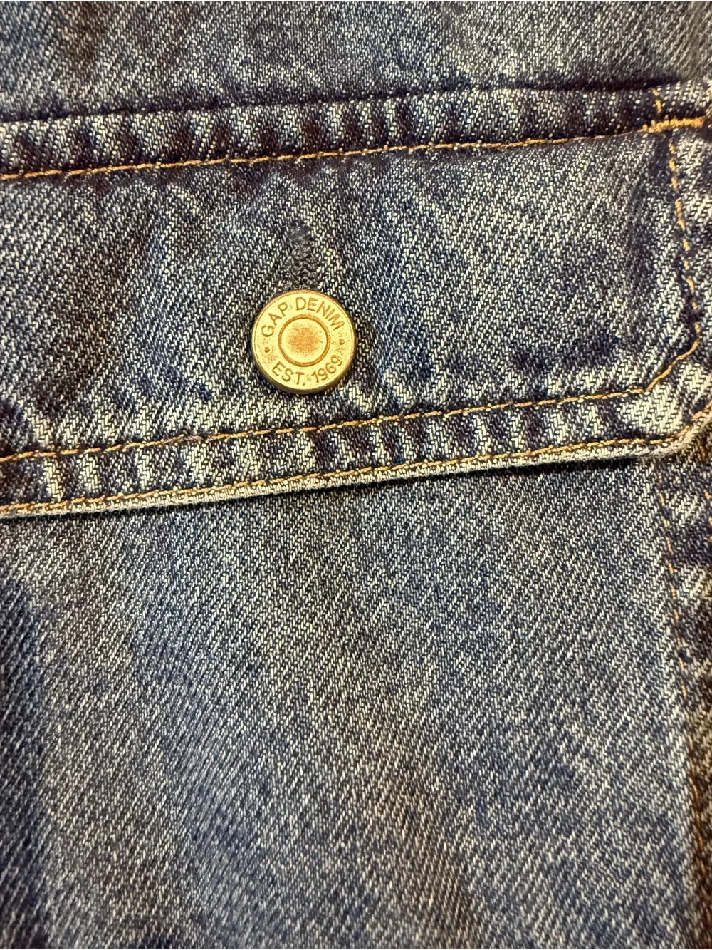 GAP Blue Denim Overshirt / Shacket - Light & Medium Blue